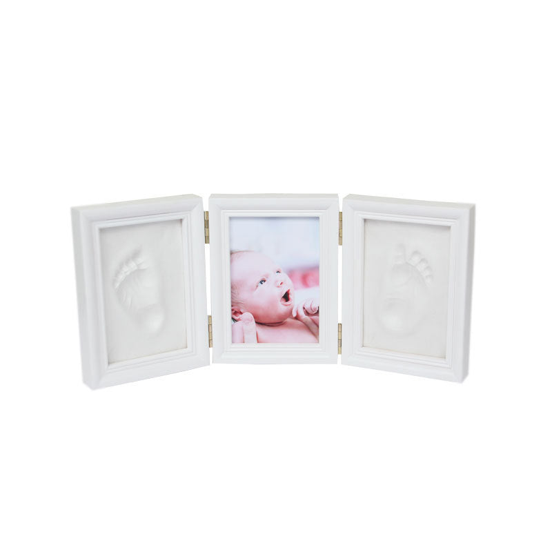 Hand and Foot Ink Pad Photo Frame Baby Souvenir Hand and Foot Ink Pad Solid Wood