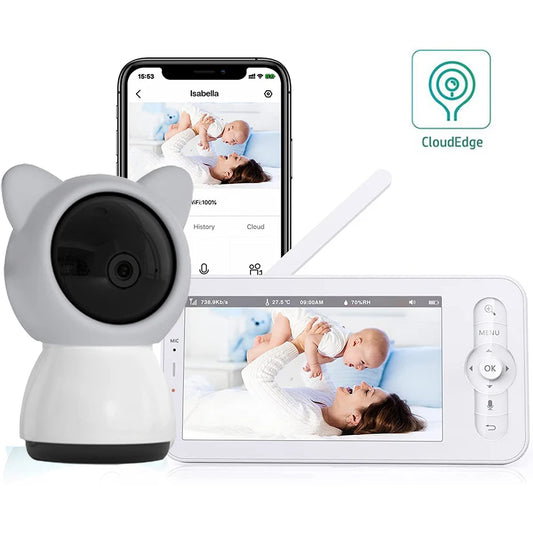 5 Inch Wireless Baby Monitor Security Video Camera