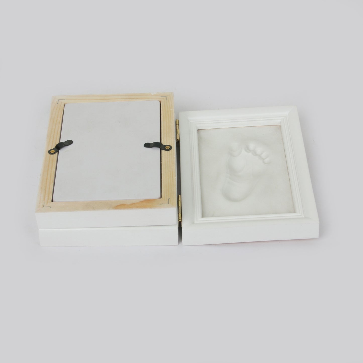 Hand and Foot Ink Pad Photo Frame Baby Souvenir Hand and Foot Ink Pad Solid Wood