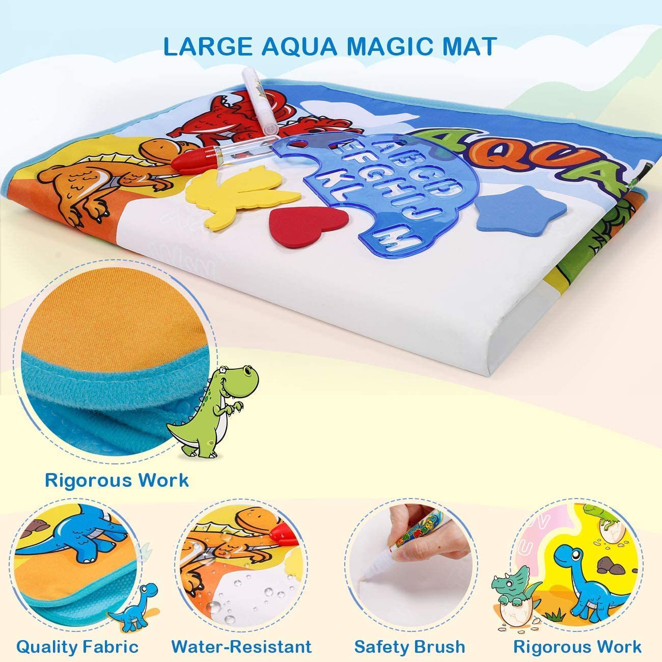 Magic Water Canvas Water Magic Study Carpet