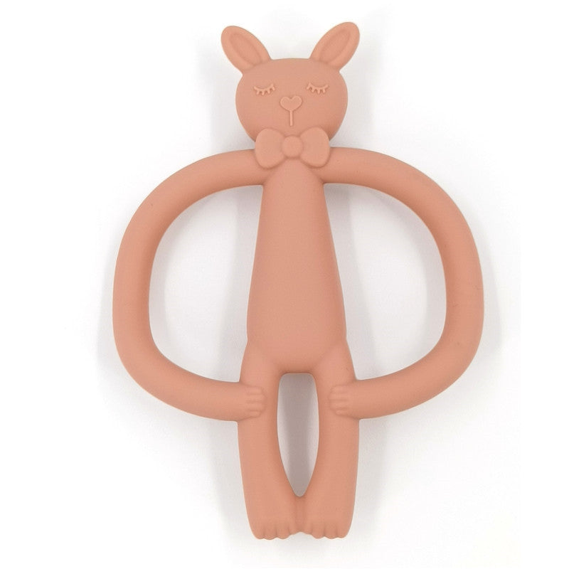 Edible Silicon Baby Teething Stick Prevent Hand Sucking Artifact Bite Glue Cartoon Toy